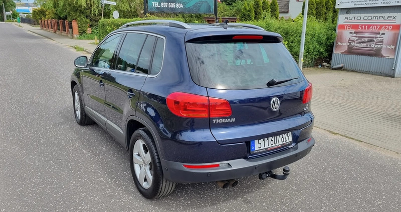 Volkswagen Tiguan cena 54900 przebieg: 229000, rok produkcji 2014 z Jedlicze małe 254